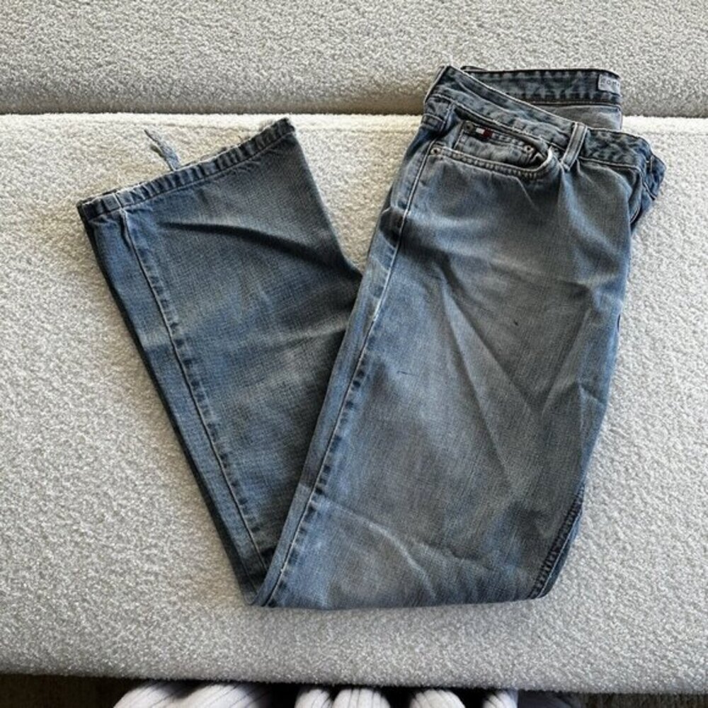 Tommy Hilfiger Womens Jeans Bootcut Light Wash Denim Size 8